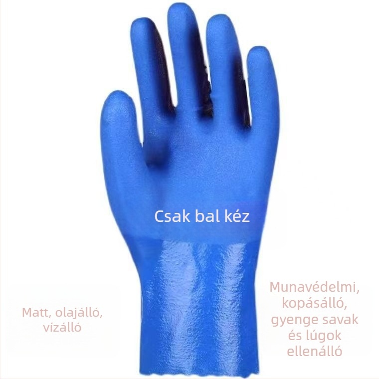 Jiahu olajálló ipari munkakesztyűk, tömeg 188 g, olajálló védelem