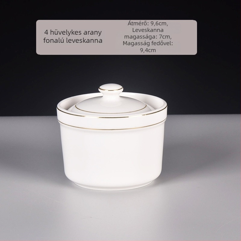 Porcelán tál, modern minimalista stílus, mikrohullámú sütőben használható, aláglazúros felület, testreszabás elérhető
