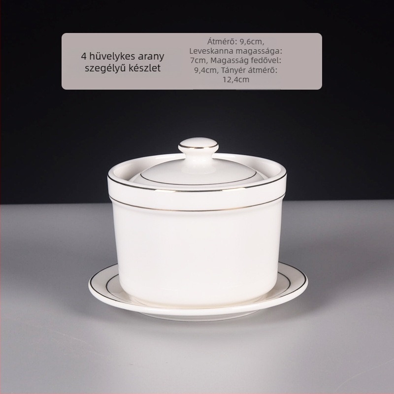 Porcelán tál, modern minimalista stílus, mikrohullámú sütőben használható, aláglazúros felület, testreszabás elérhető