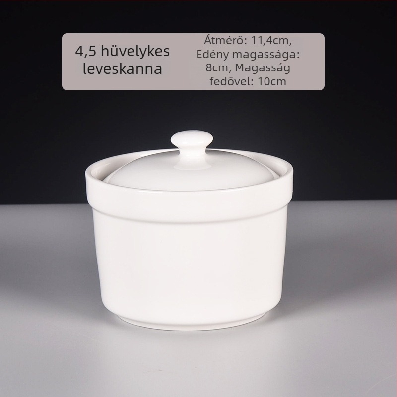 Porcelán tál, modern minimalista stílus, mikrohullámú sütőben használható, aláglazúros felület, testreszabás elérhető