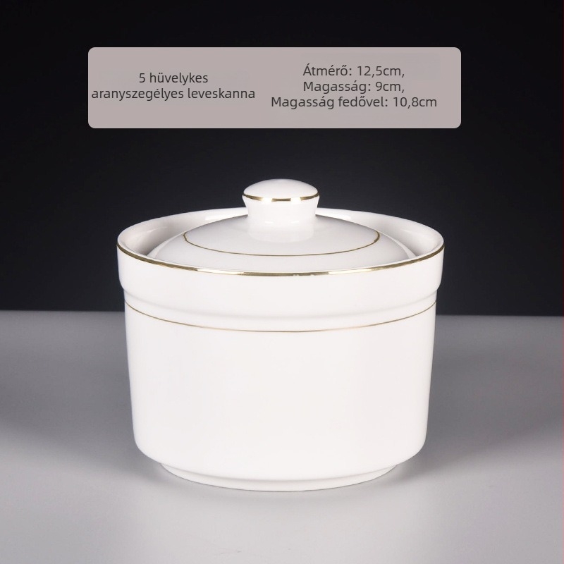 Porcelán tál, modern minimalista stílus, mikrohullámú sütőben használható, aláglazúros felület, testreszabás elérhető