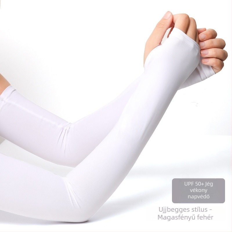 Nyári UV-védő karvédő, Ice Silk anyagból, lélegző, lovagláshoz