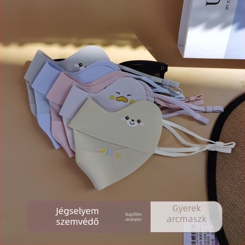 Gyerekeknek szóló UV-védelmes ice-silk varrat nélküli maszk szemvédővel