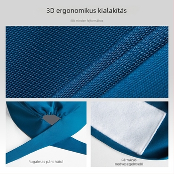 Pamutból készült sebészeti sapka, uniszex, lapos tetejű, légáteresztő és izzadságot felszívó