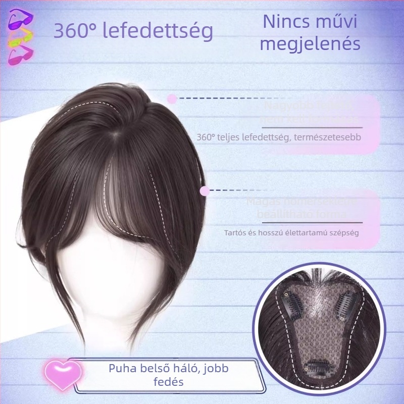 Paróka frufrokkal – ferde frufrok, hőálló szálból, modell Lh136, mechanizmusos feldolgozás