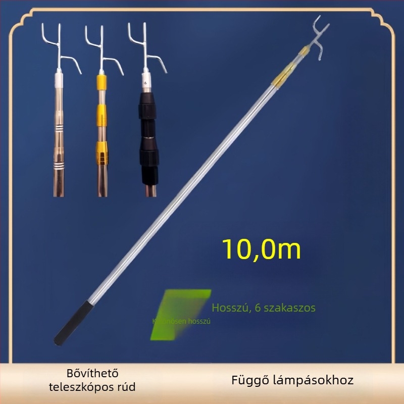 Teleszkópos lámpásoszlop a felakasztható lámpásokhoz, kültéri használatra, lampion téli tök alakú, Silk Screen nyomtatás, Új kínai stílus