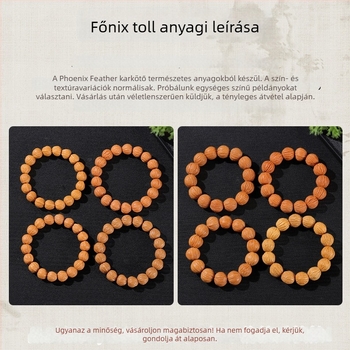 Diófából készült karkötő, retro stílus, uniszex geometriai design, gravírozás