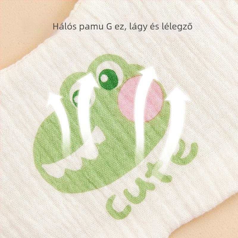 Unique márkájú hatrétegű géz baba szalvéta pamutból, 3–8 évesek számára