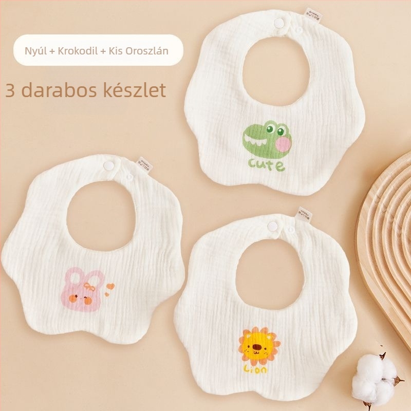 Unique márkájú hatrétegű géz baba szalvéta pamutból, 3–8 évesek számára