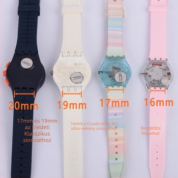 Swatch szilikon óraszíj Cheung Kei | Származás: Shenzhen | Megjelenés: 2023 tél | Stílus: nőies, rajzfilm, aranyos, édes, preppy