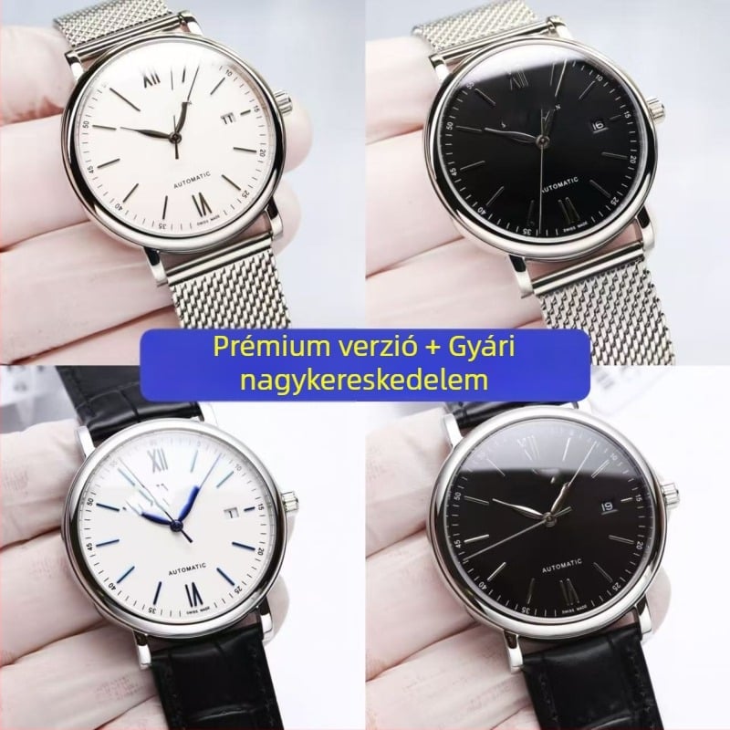 Nothing automata Miyota 9015 férfi karóra kerámia szíjjal, rozsdamentes acél tokkal, zafírszívvel, átlátszó hátlappal, naptár funkcióval, fénylő