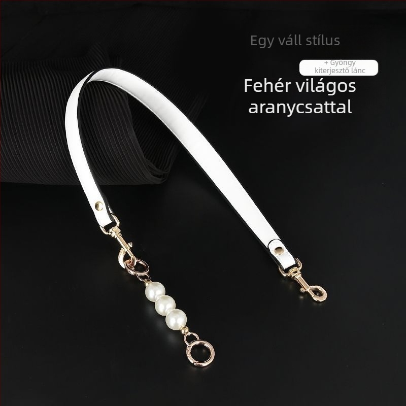 PU csere vállpánt táskákhoz – gyöngyös láncos vállpánt