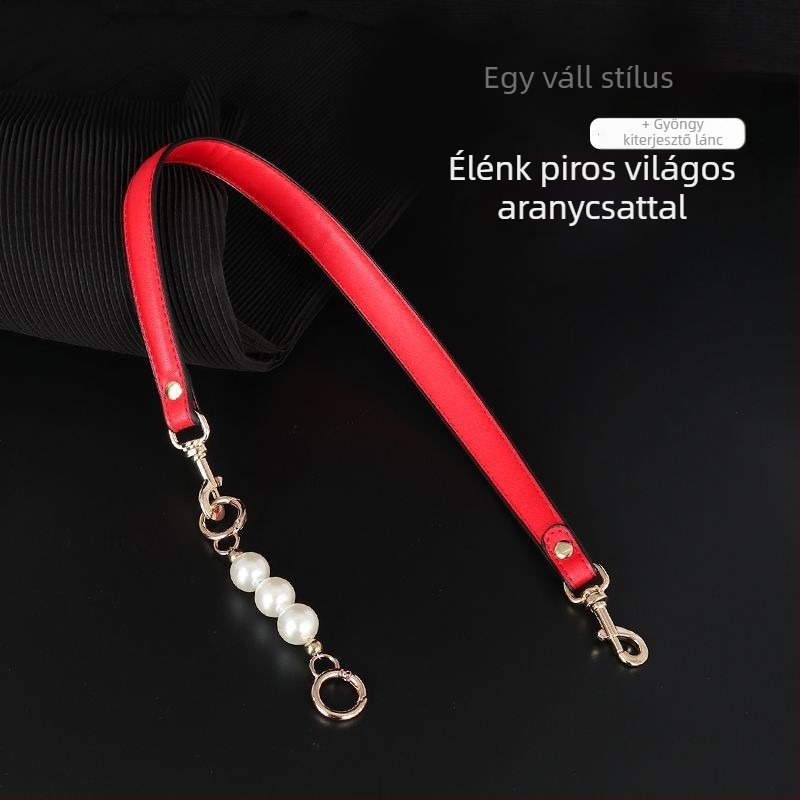 PU csere vállpánt táskákhoz – gyöngyös láncos vállpánt