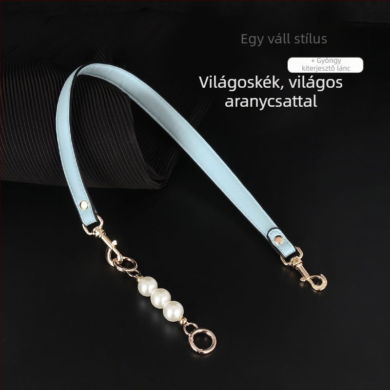 PU csere vállpánt táskákhoz – gyöngyös láncos vállpánt