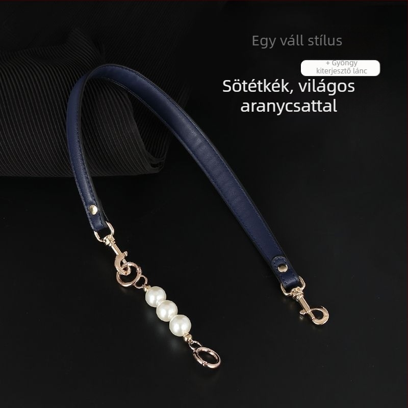 PU csere vállpánt táskákhoz – gyöngyös láncos vállpánt