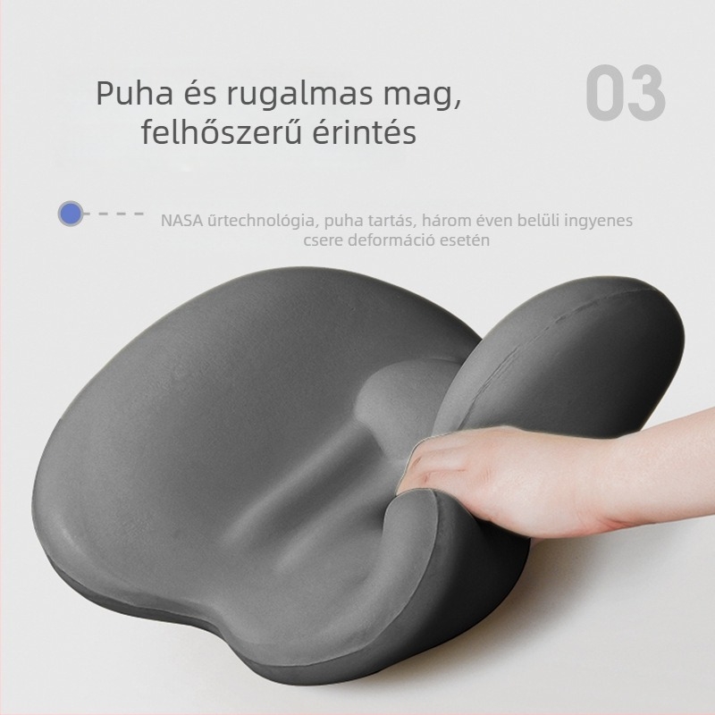 Irodai székhez kifejezetten ágyéki párna, memóriahab, puha hátsó támasz