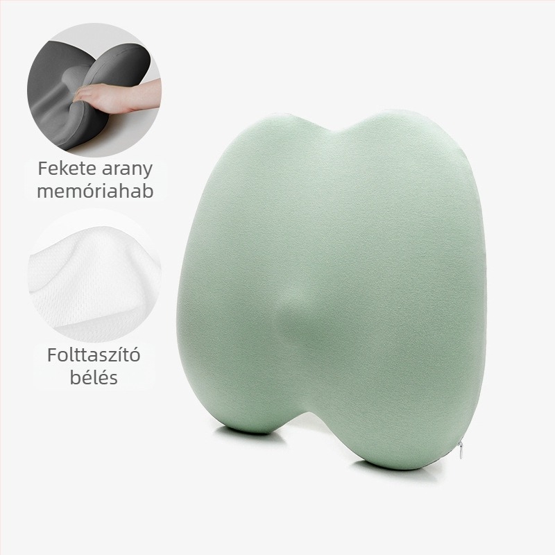 Irodai székhez kifejezetten ágyéki párna, memóriahab, puha hátsó támasz