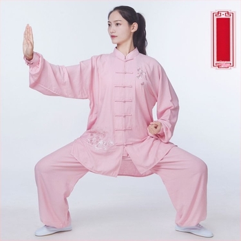 Női Tai Chi ruha, hosszú ujjú, Chenille anyag Spandex-szel, 2023 tavasz