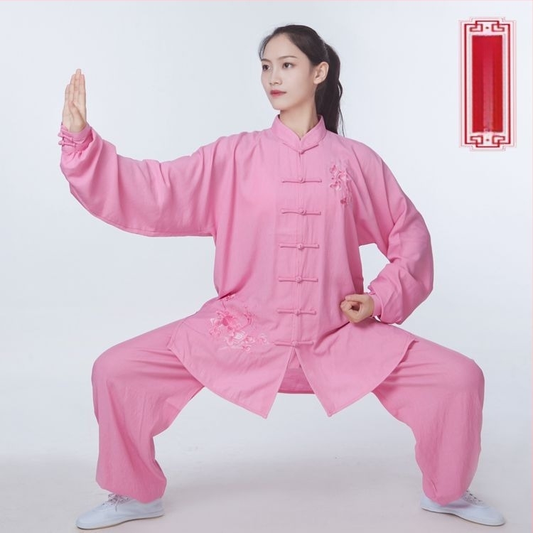 Női Tai Chi ruha, hosszú ujjú, Chenille anyag Spandex-szel, 2023 tavasz