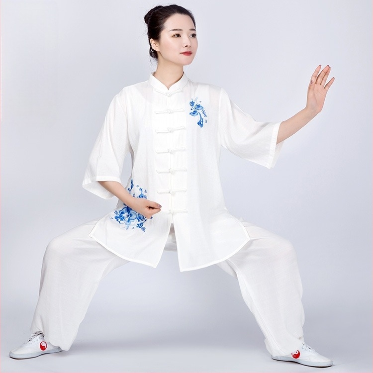 Női Tai Chi ruha, hosszú ujjú, Chenille anyag Spandex-szel, 2023 tavasz