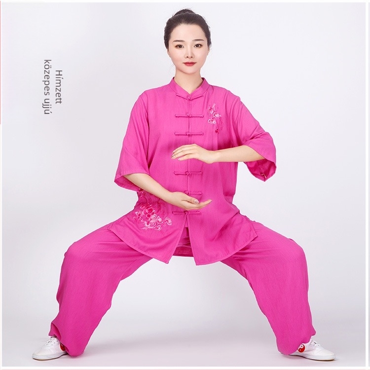 Női Tai Chi ruha, hosszú ujjú, Chenille anyag Spandex-szel, 2023 tavasz