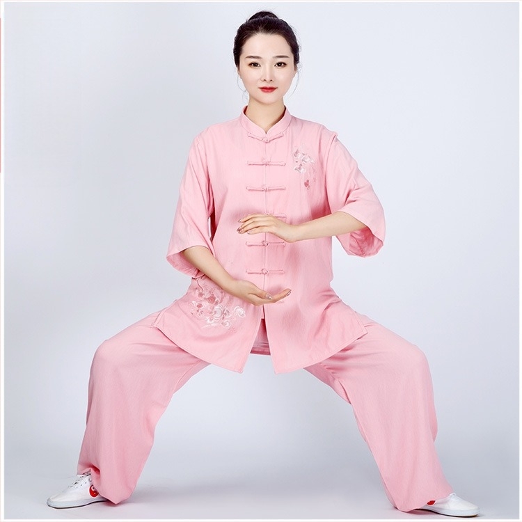 Női Tai Chi ruha, hosszú ujjú, Chenille anyag Spandex-szel, 2023 tavasz