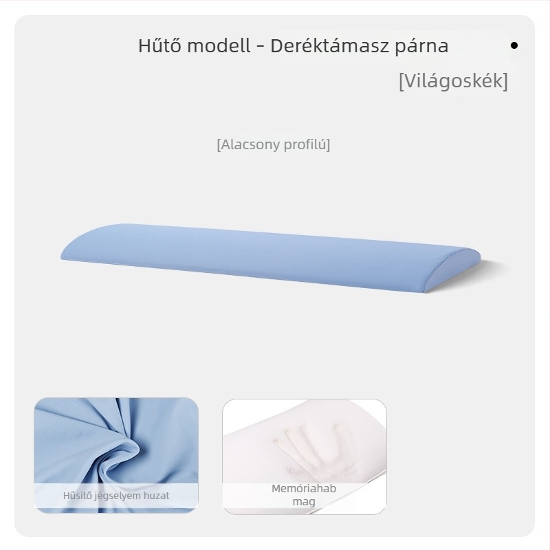 Memóriahabos ágyéki párna alváshoz, deréktámasz az ágyban