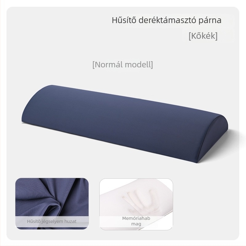 Memóriahabos ágyéki párna alváshoz, deréktámasz az ágyban