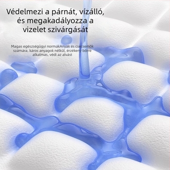 Párnahuzat poliészter rostból, steppelt, reaktív nyomtatás, modern egyszerűség — Autumn Thoughts, személyre szabható