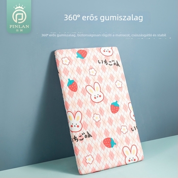 Pinlan 100% pamut babafészek lepedő és matracvédő, twill szövés