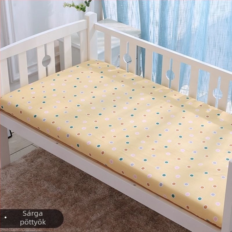 Pinlan 100% pamut babafészek lepedő és matracvédő, twill szövés