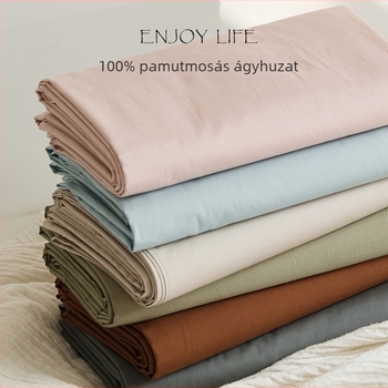 Paplanhuzat, 100% pamut, egyszerű szövés, 40 szál, 2000–2500 g, reaktív színezés