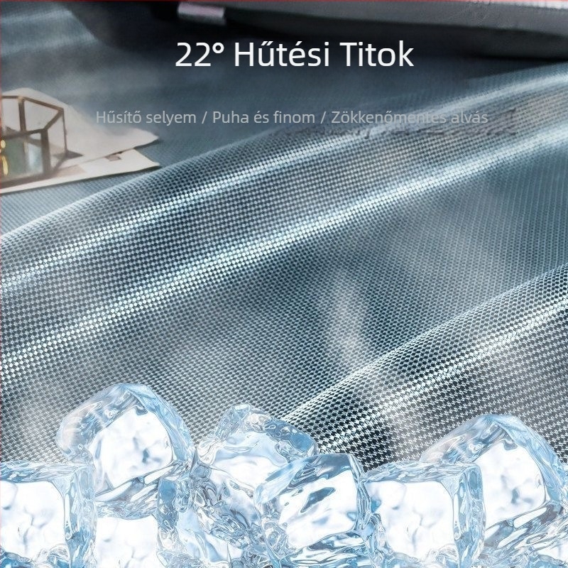 Antibakteriális ice silk hűtő matrac egyszemélyes ágyhoz, nyári használatra, géppel mosható
