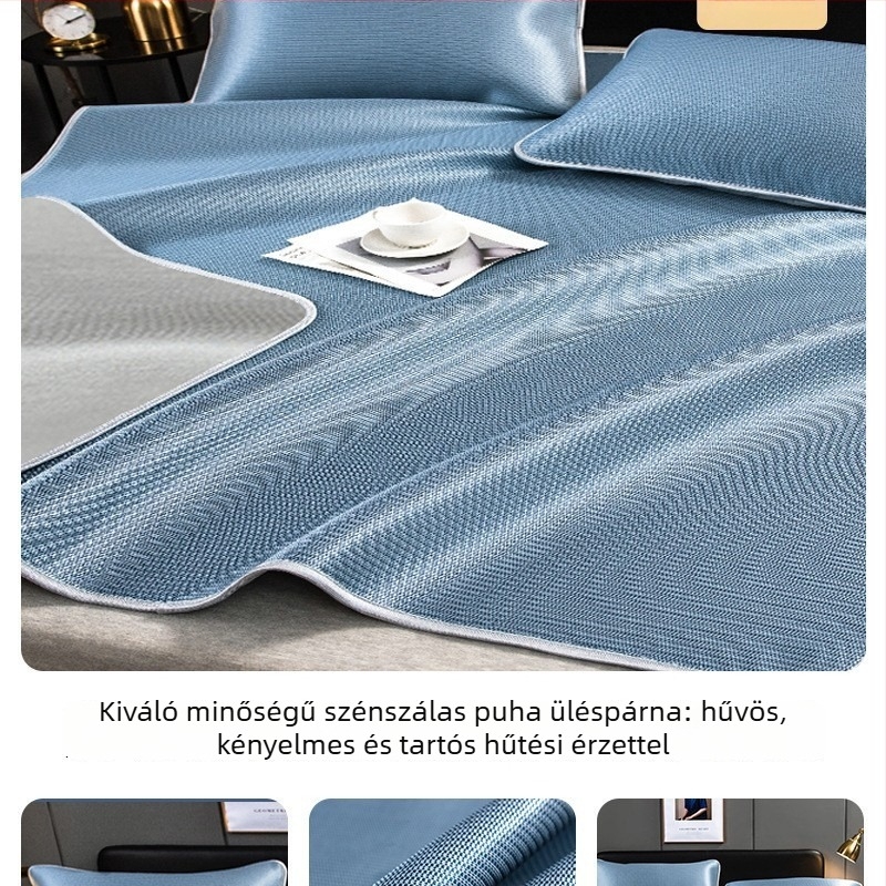 Antibakteriális ice silk hűtő matrac egyszemélyes ágyhoz, nyári használatra, géppel mosható