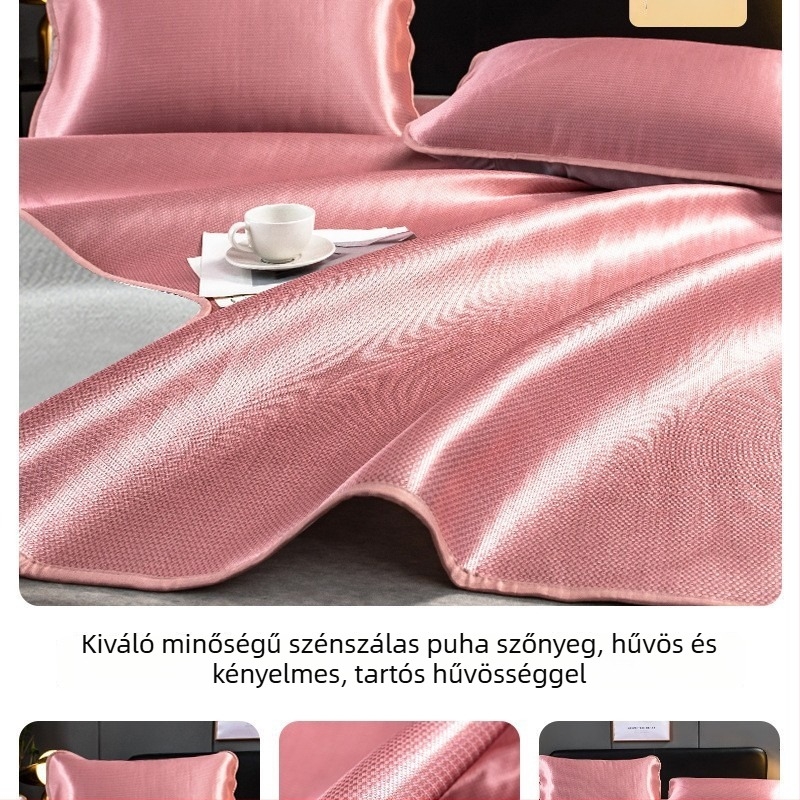 Antibakteriális ice silk hűtő matrac egyszemélyes ágyhoz, nyári használatra, géppel mosható