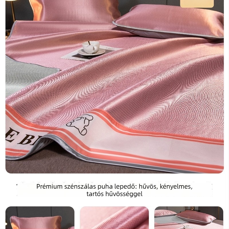 Antibakteriális ice silk hűtő matrac egyszemélyes ágyhoz, nyári használatra, géppel mosható