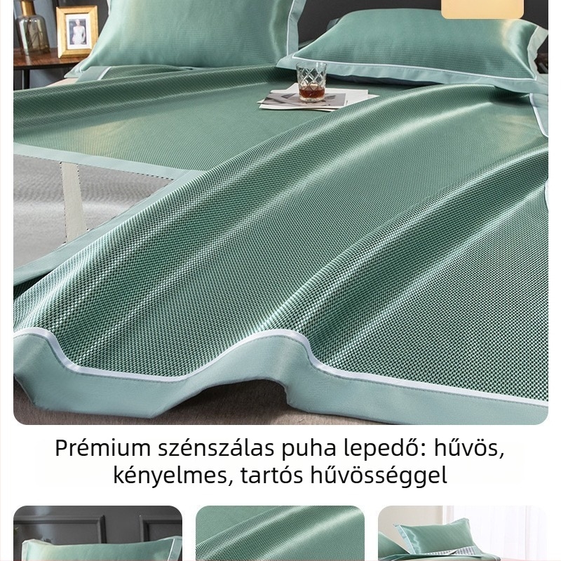 Antibakteriális ice silk hűtő matrac egyszemélyes ágyhoz, nyári használatra, géppel mosható