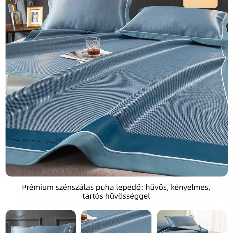 Antibakteriális ice silk hűtő matrac egyszemélyes ágyhoz, nyári használatra, géppel mosható