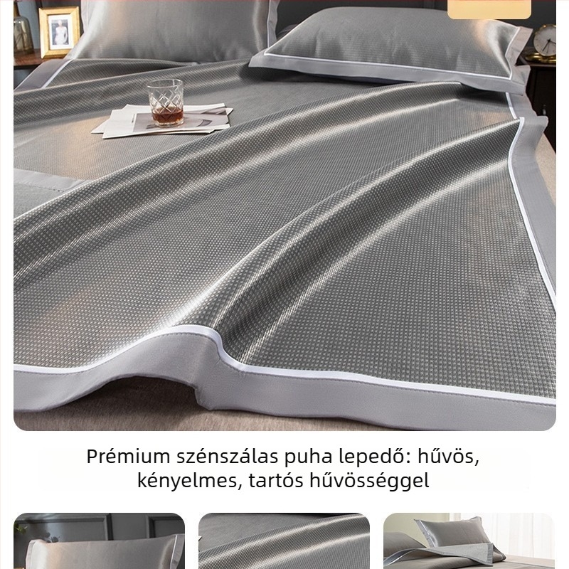 Antibakteriális ice silk hűtő matrac egyszemélyes ágyhoz, nyári használatra, géppel mosható