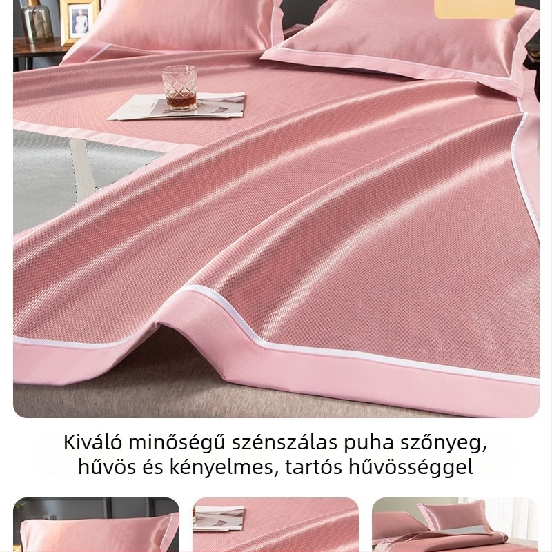 Antibakteriális ice silk hűtő matrac egyszemélyes ágyhoz, nyári használatra, géppel mosható