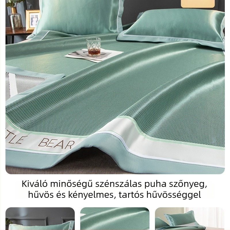 Antibakteriális ice silk hűtő matrac egyszemélyes ágyhoz, nyári használatra, géppel mosható