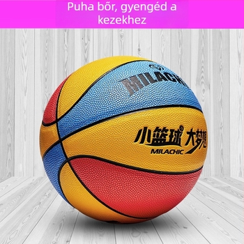 PU kosárlabda gyerekeknek – méretek 4/5/6, beltéri és kültéri edzéshez, testreszabott logóval
