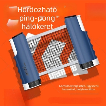 Hordozható Asztalitenisz háló keret – hordozható, kihúzható háló, beltéri és kültéri használatra, univerzális középső háló