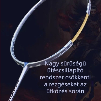 Weixiang PRO tollaslabdaütő, szénszálas keret, nylon húrok, súly 85–89 g, közvetlen ütés