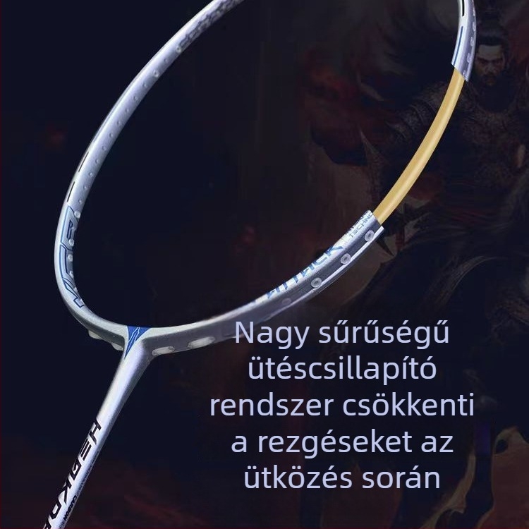 Weixiang PRO tollaslabdaütő, szénszálas keret, nylon húrok, súly 85–89 g, közvetlen ütés