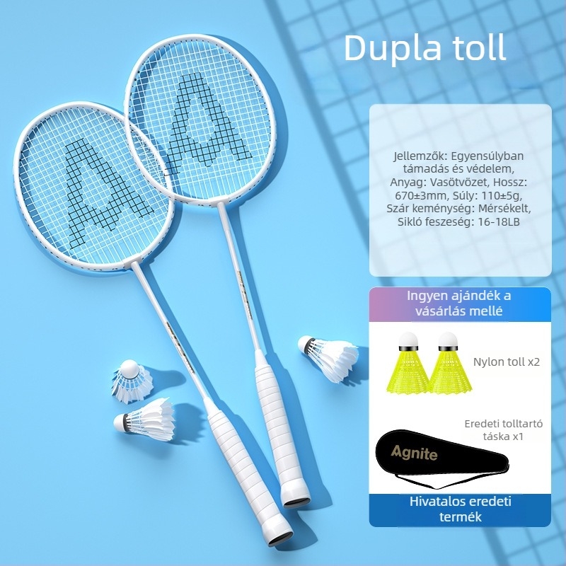 Effective tollasütő — súly 95–100 g, váz vasötvözet, fogásvastagság G5, ütőtípus: egyenes ütés, rúdmerevség: közepes.