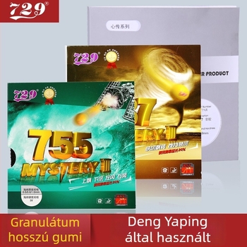 Asztalitenisz-gumi 729 - Long Glue, támadó stílus, egy darabos kivitel, szemcsés felület