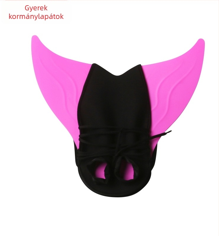 Gyerekeknek szóló sellőuszony – Egyrészes, bálnafarkat idéző dizájn, PP+TPR anyag, testreszabható