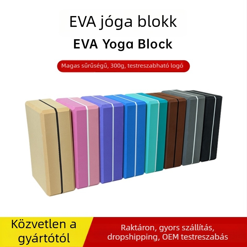Magas sűrűségű EVA jóga blokk felnőtteknek és gyerekeknek