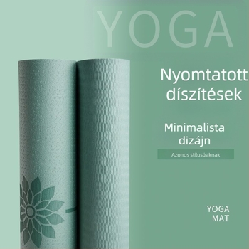 Megvastagított és szélesebb jóga matrac lányoknak, csúszásmentes otthoni használatra, ütéscsillapító hatással